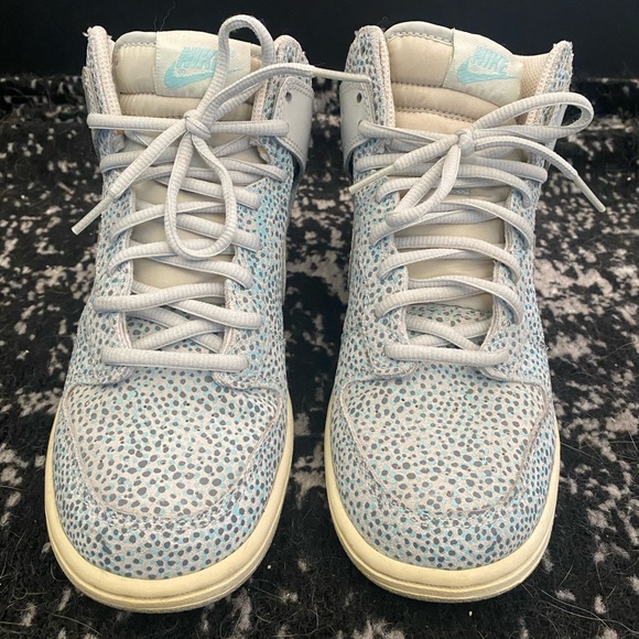 Nike Dunk High Skinny Glacier Ice Polka Dot - Picture 3 of 7